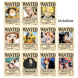 One Piece Poster Wanted Luffy Zoro Warlord Set Of 8 9 Small Set Of 8 9 11 24 Big Anime Wallpaper Shopee Philippines