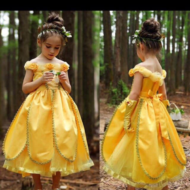 NobleKids / Disney Princess Belle Costume Beauty And the beast | Shopee ...