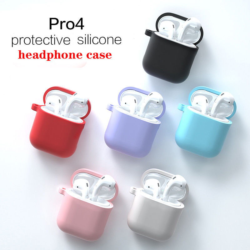 Soft Silicone Protective Case AirPods 4 Case inPods 4 pro 4 /inPods ...