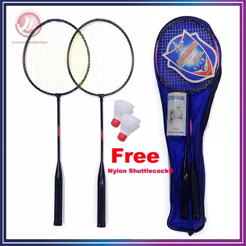 Badminton Racket With 2pcs Badminton Shuttlecocks CY | Shopee Philippines