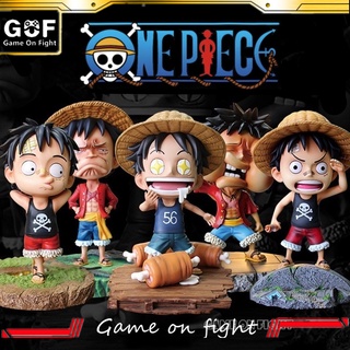 [GOF]One Piece figure Q version Luffy collection  model ornaments action figure toy