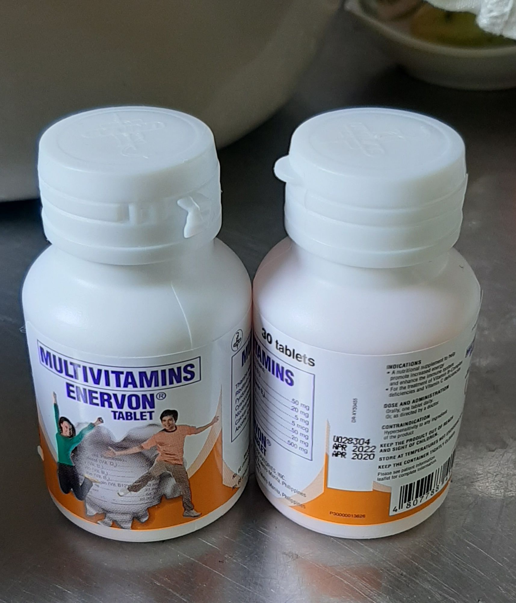 Enervon Tablet Multivitamins bottle by 30s (Covid Essentials) Shopee