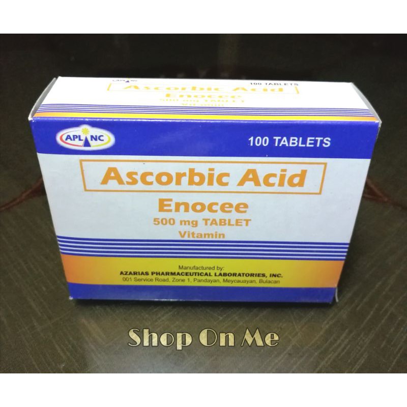 Ascorbic Acid Enocee 500mg 100 tablets Shopee Philippines