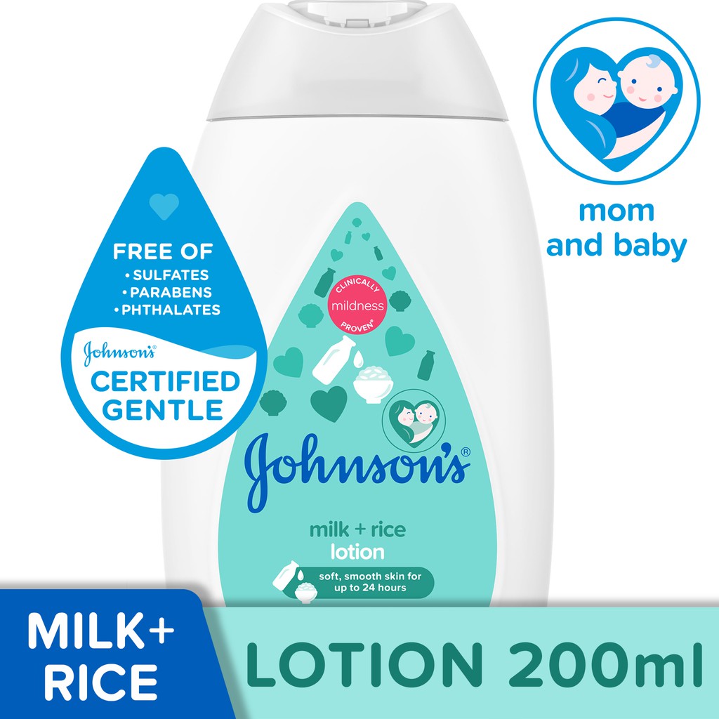 Johnson's Milk+Rice Lotion 200ml Shopee Philippines