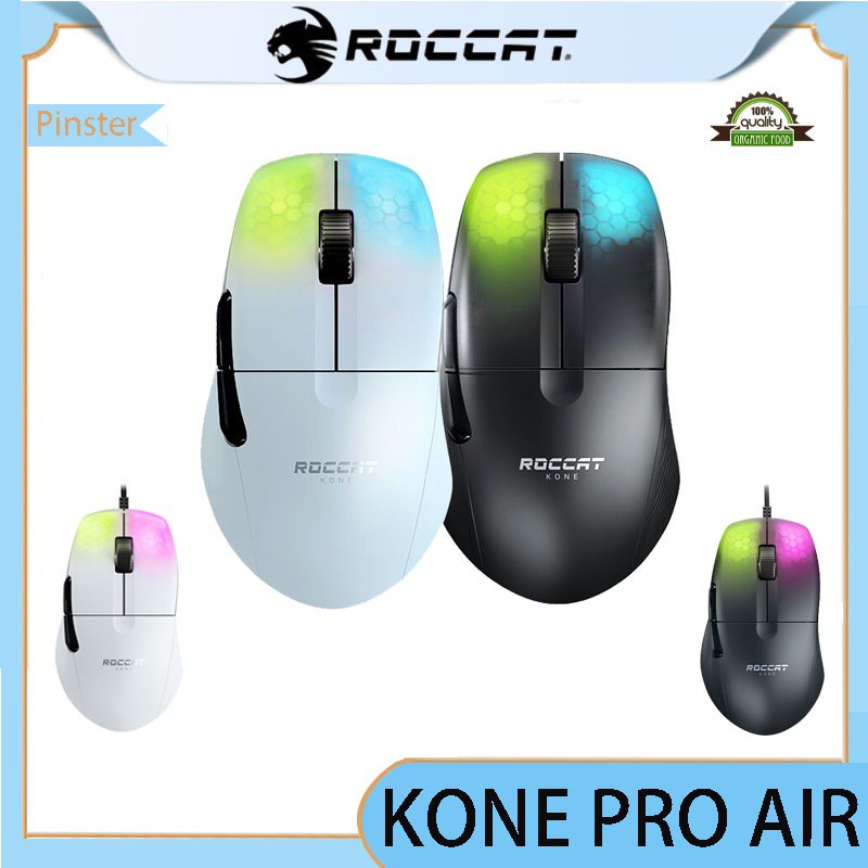 Roccat Kone Pro Air Wireless Professional Version Of The Bluetooth Gaming Three Mode Mouse Medium And Large Handed Lightweight Rechargeable Ergonomic Mechanical Cf Chicken Gaming Mouse Wired Shopee Philippines