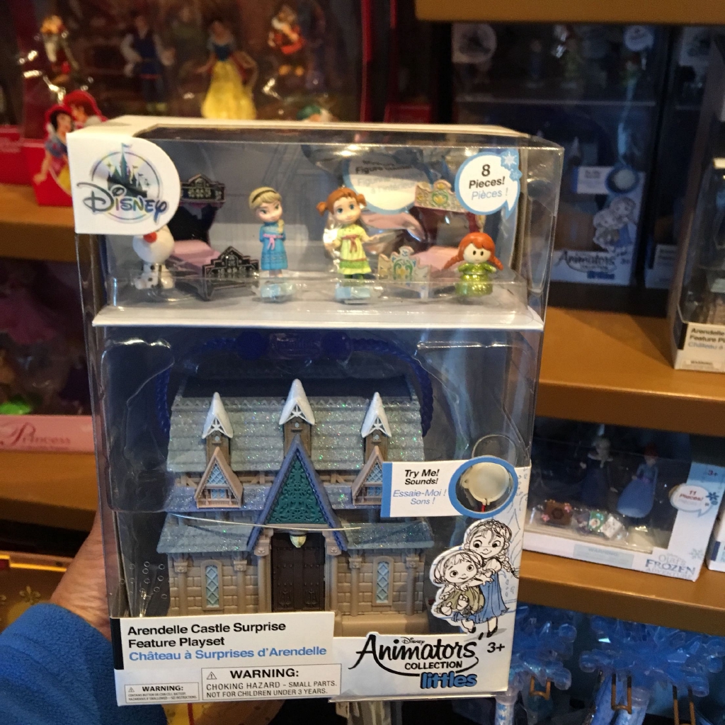 arendelle castle surprise feature playset