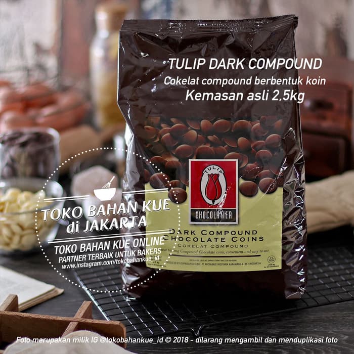 Tulip Dark Chocolate Compound Coin 2 5kg Chocolate Tulip Chocolate Coin Shopee Philippines