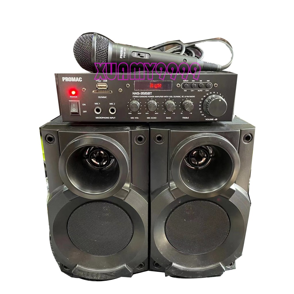 Promac HAS3515BT Home Audio System with Bluetooth /mic PDM201(mini