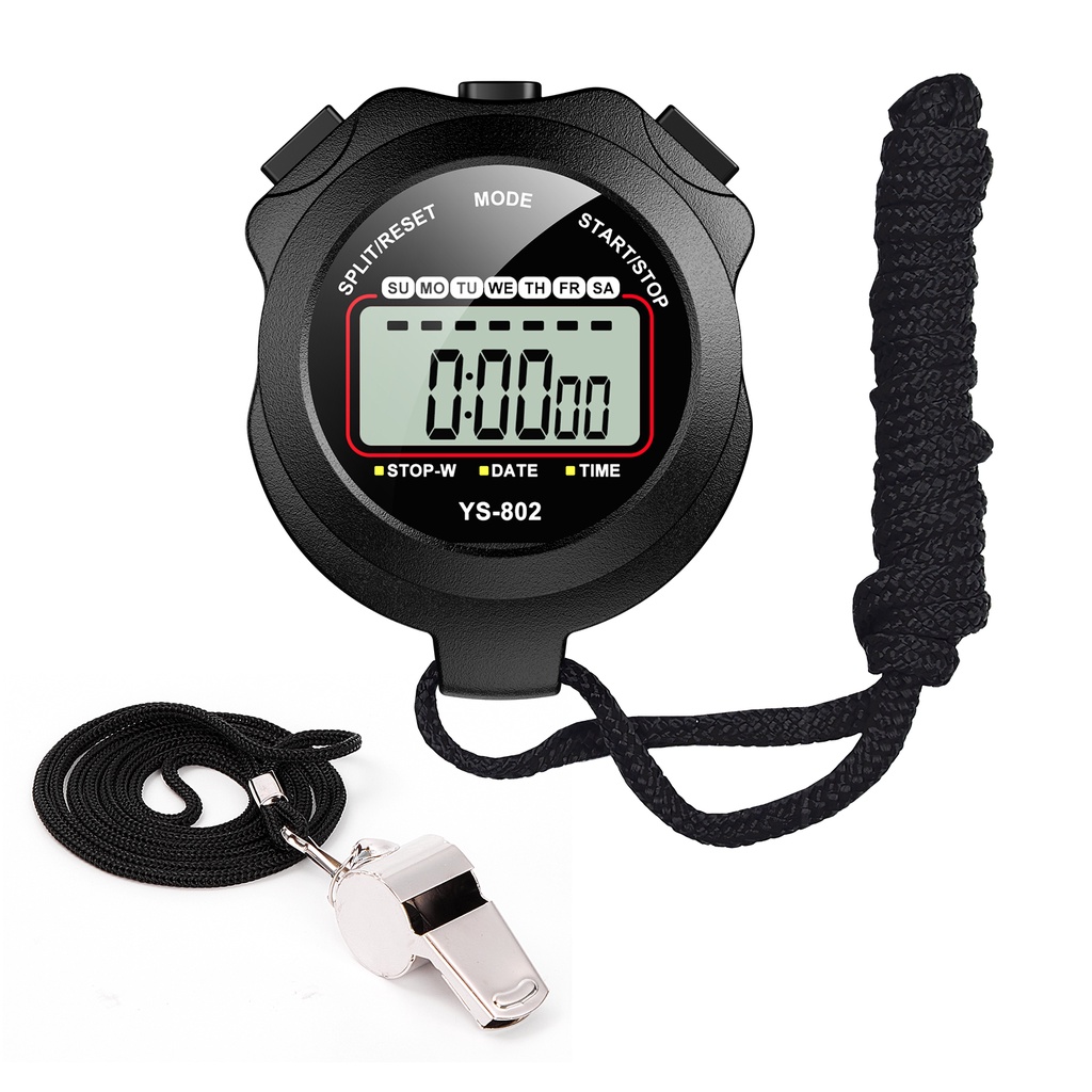 Single track electronic stopwatch timer competition track and field professional training
