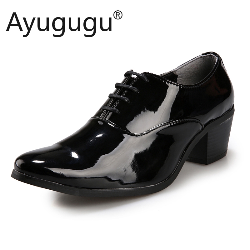 high heels formal shoes for mens