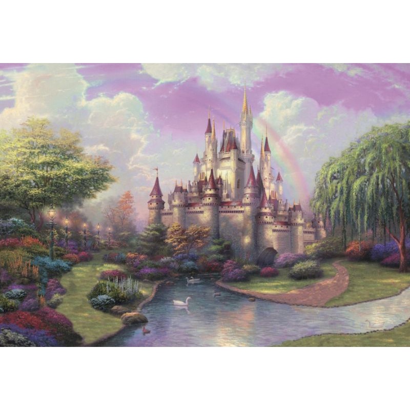 Photography Background for Photo Studio Baby Shower Princess Backdrop Fantasy Castle Rainbow Photoshoot Party #9
