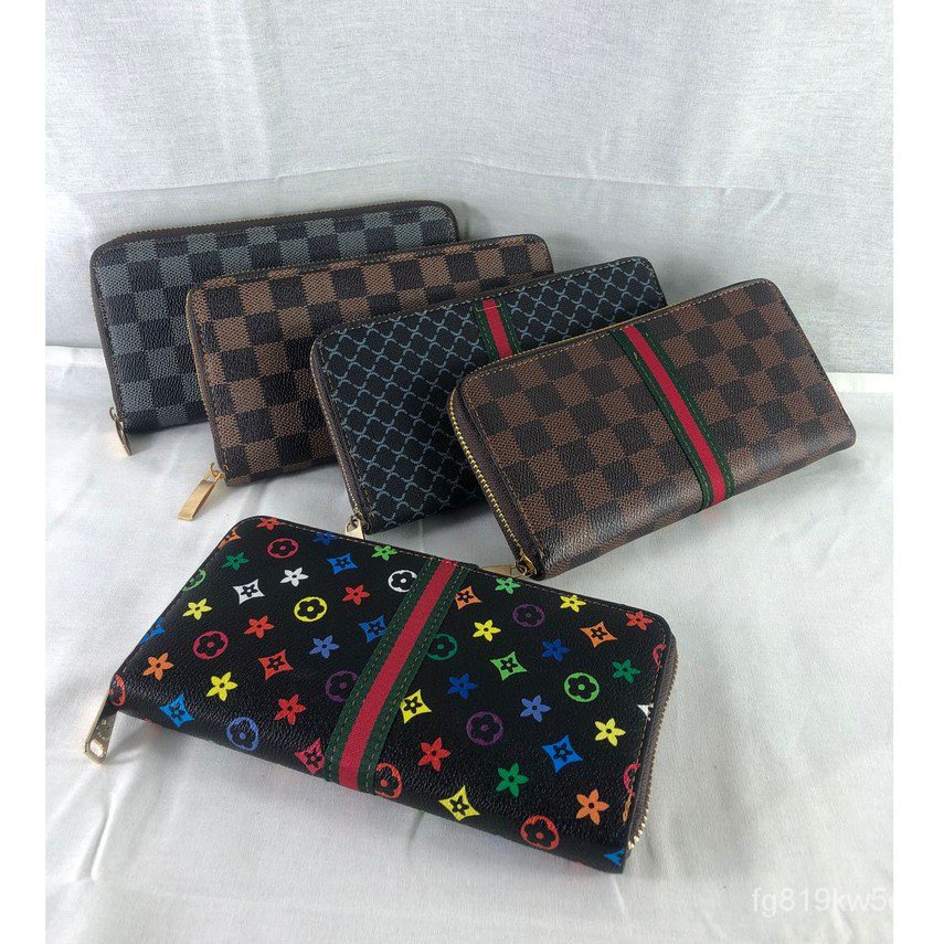 【Lowest price】COD GUCCI LONG WALLET CELLPHONE WALLET CARD HOLDER LEATHER WALLET ZIPPER WALLET COIN P