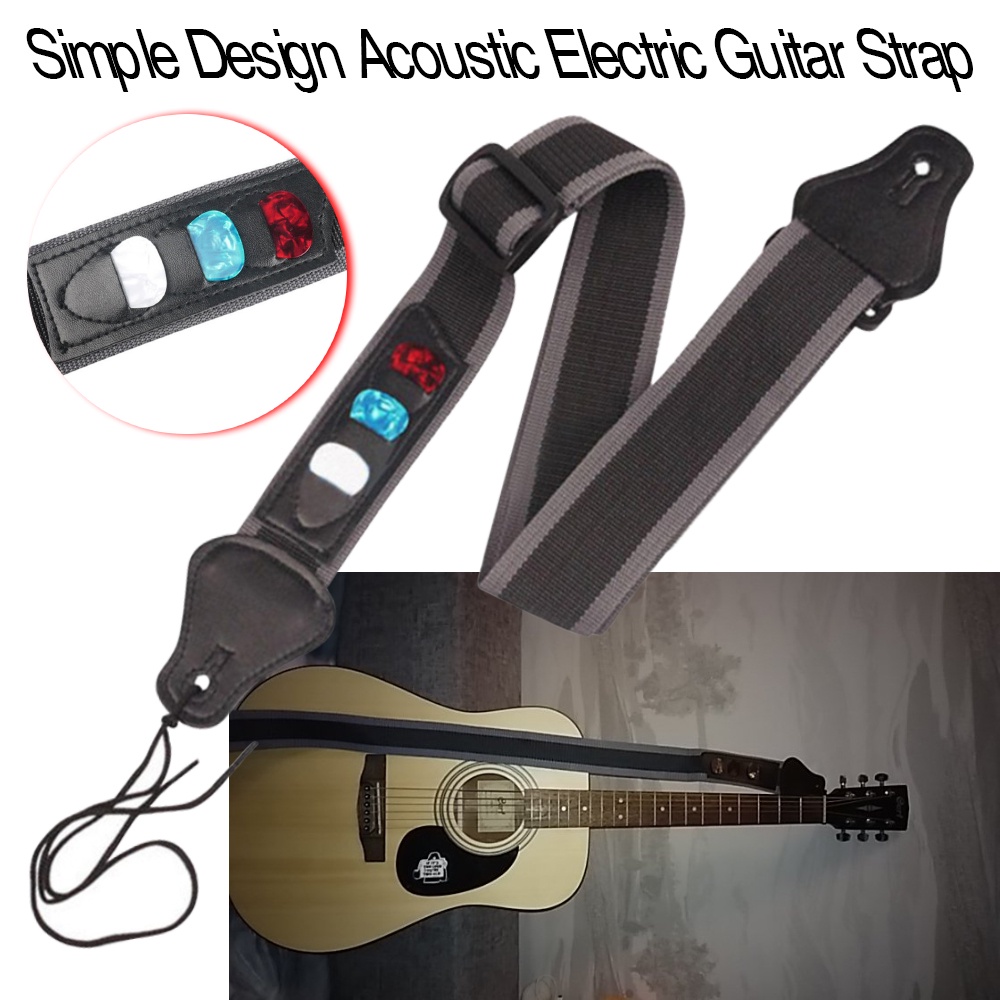 [Spot] Adjustable Design Acoustic Electric Guitar Strap Electric