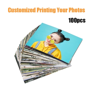 100pcs Customized Printing Your Photos Pets Kids Baby Stars Landscape Photos Pictures Print