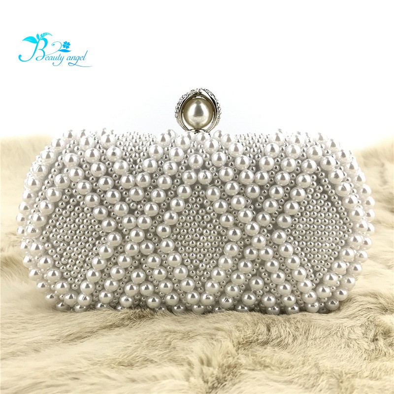 beaded wedding clutch