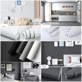 Waterproof Wallpaper 10M*45CM PVC Plain color Stripe Paper Pvc Self Adhesive  Fabric Safety Home