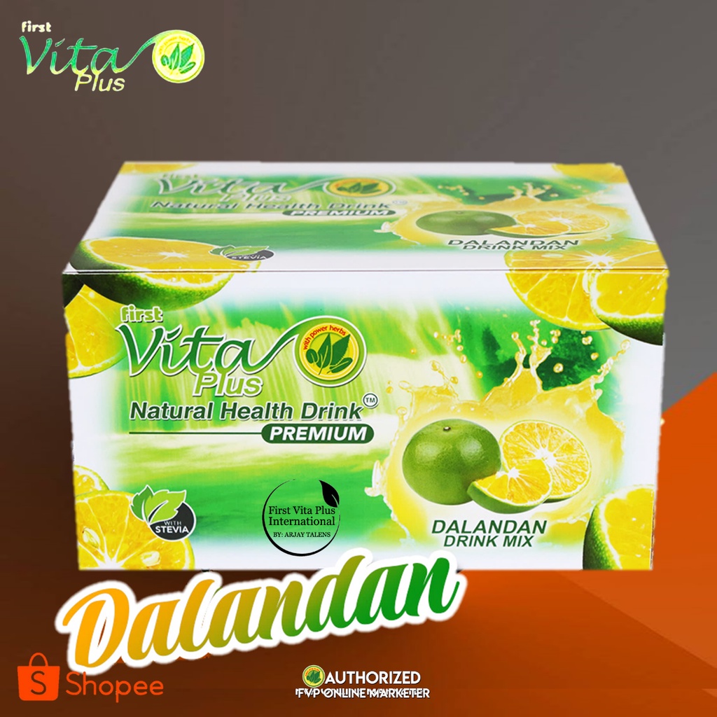 First Vita Plus Dalandan Premium Drink Mixs /20 Sachets Shopee