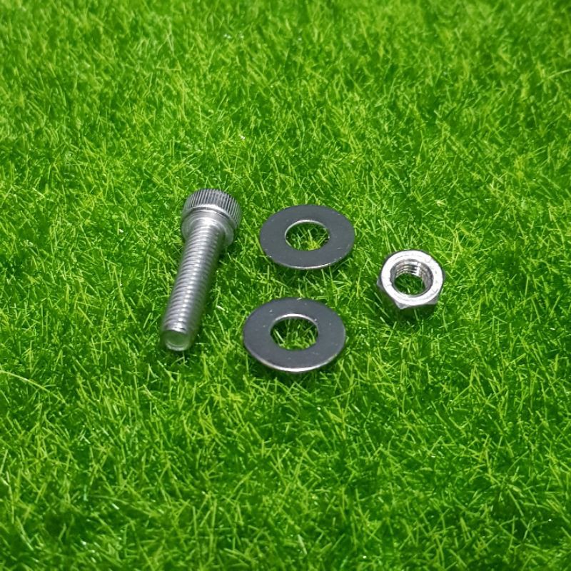 6mm Stainless Allen bolt with washer and nut Shopee Philippines