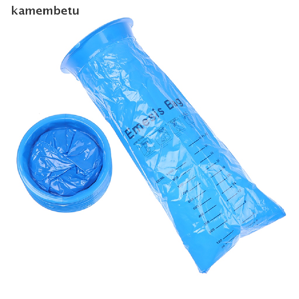 betu 10 Pack Emesis Bag Disposable Vomit Bags Aircraft & Car Sickness