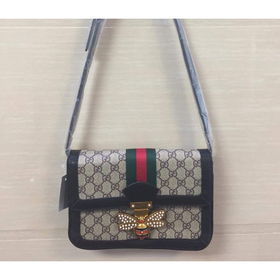 gucci sling bag with bee