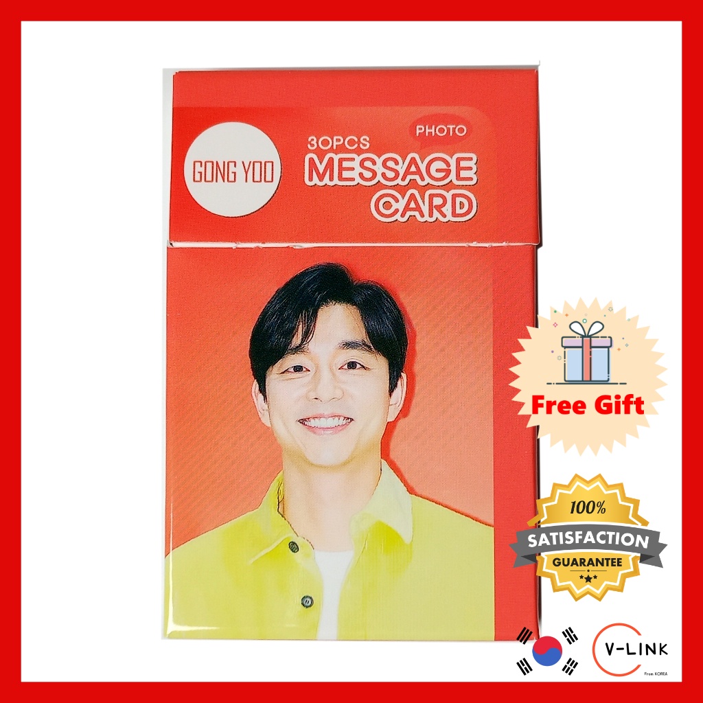 KOREAN ACTOR GONG YOO Photocard 30 Pcs Set HighDefinition GONG YOO