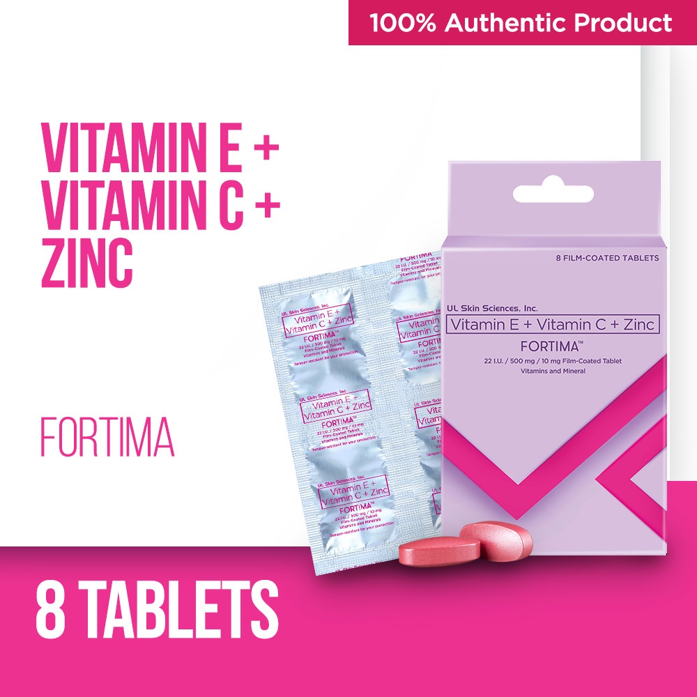 Fortima (Vitamin E + Vitamin C + Zinc) 8s Box Shopee Philippines
