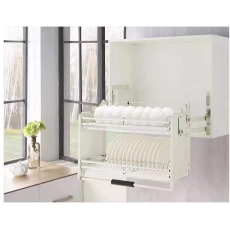 Pull down Dish rack 304 stainless heavy duty Shopee Philippines