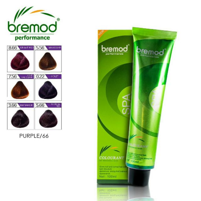 Bremod Hair Color Purple (/66) Shopee Philippines
