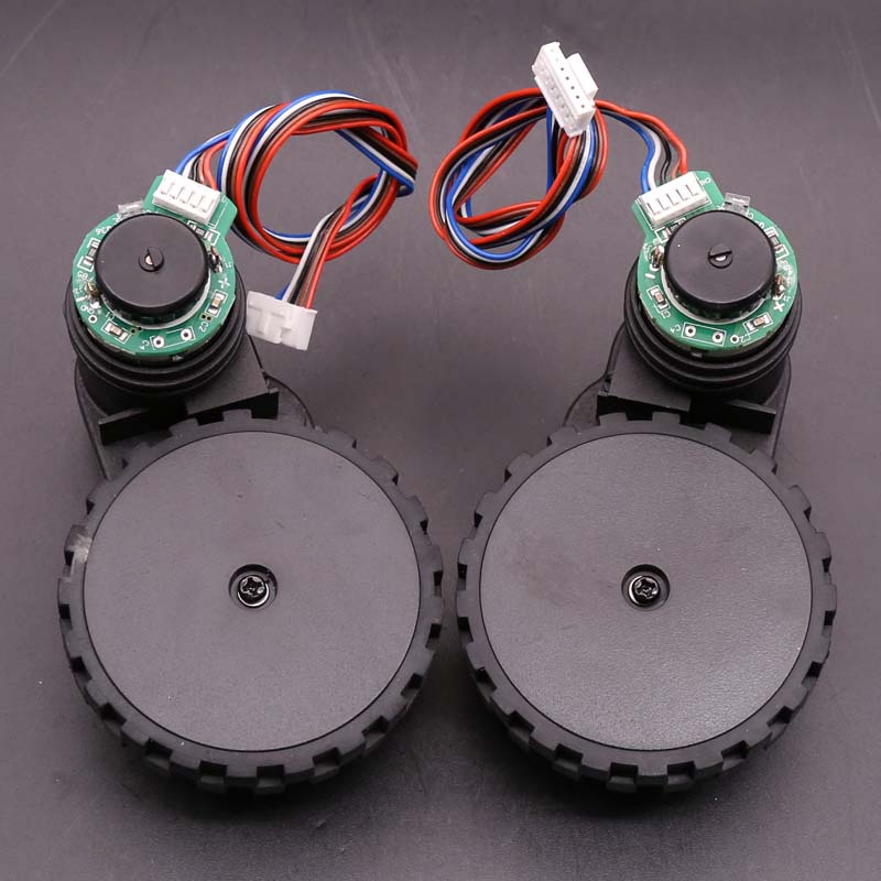 1 Pair Gear Motor for Sweeping Robot DC 12V 100mA Plastic Gearbox Coded