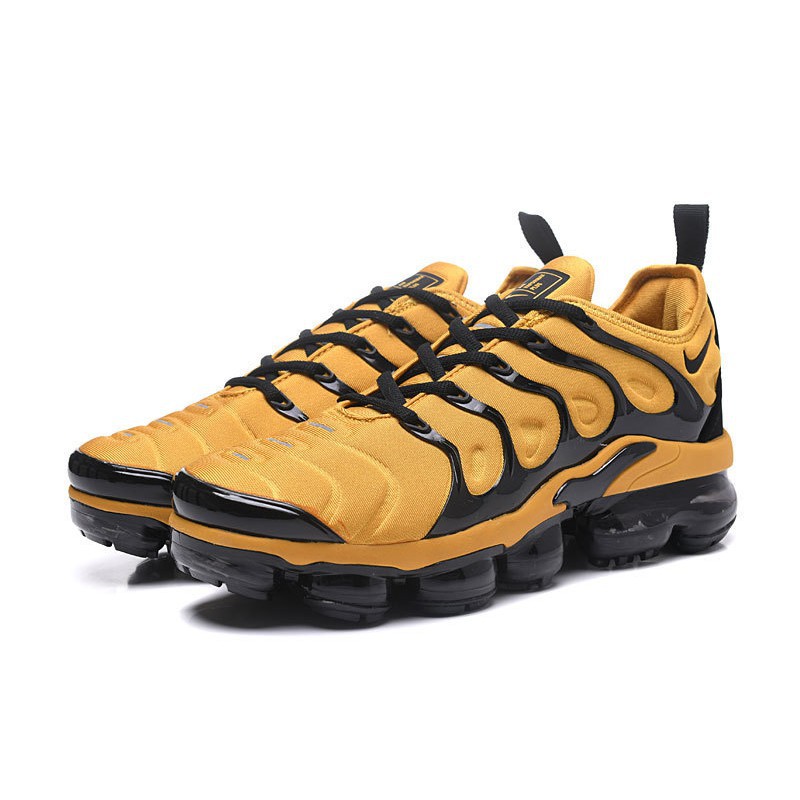 yellow and black vapormax plus