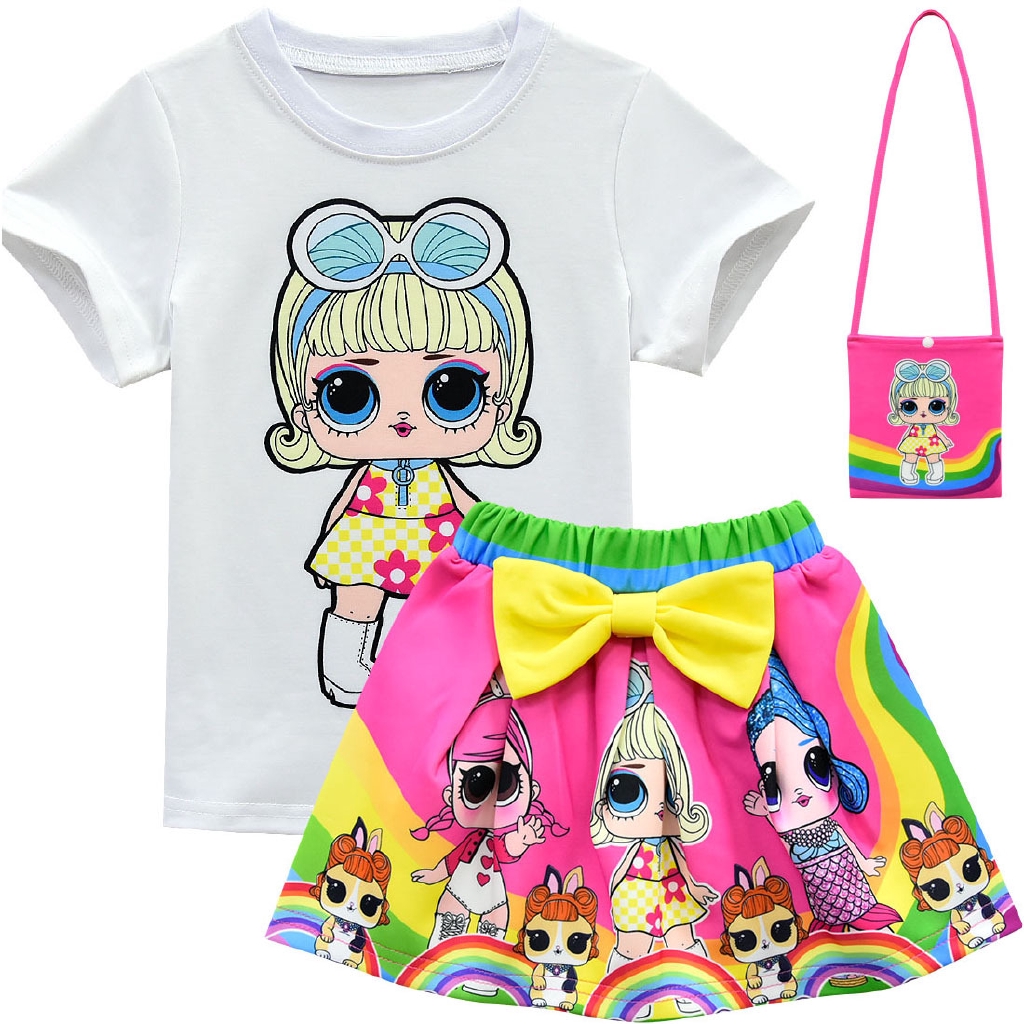 ️( Ready stock ) kame baby girls dress LOL Surprise doll Dress short