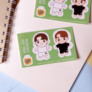 Sarawat Tine / Still 2gether BrightWin Doll Sticker Sheet | Shopee ...