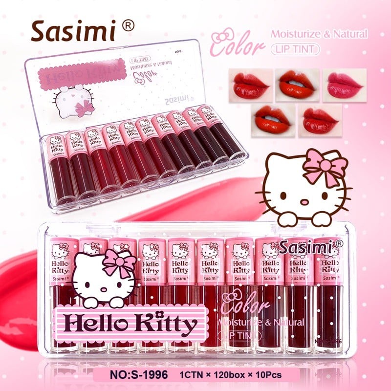 10pcs Sasimi Hello kitty Lip Tint Set | Shopee Philippines