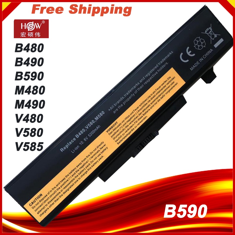 Laptop Battery For Lenovo B480 B485 B490 B580 B585 B590 B4400 B5400 ...