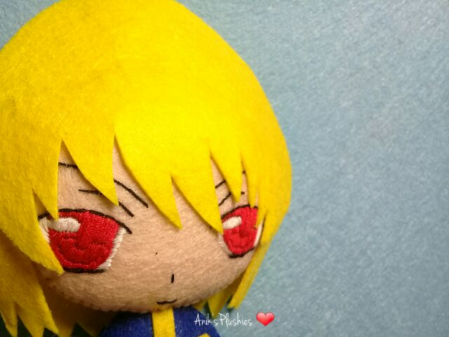 Felt Cloth Keychain Plush Kurapika Hunter X Hunter Shopee Philippines