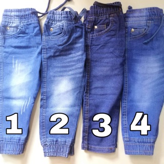 h and m denim joggers