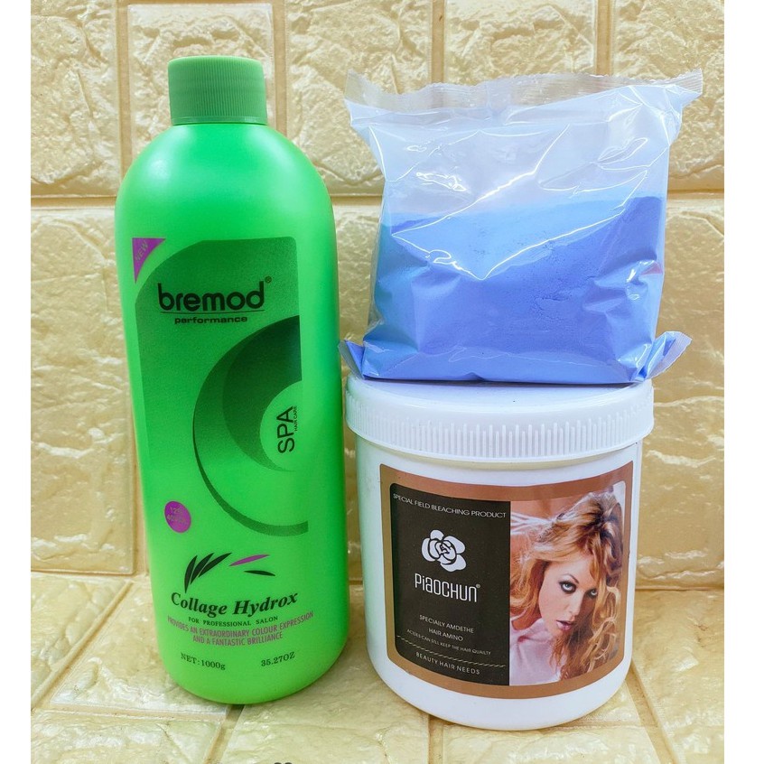 Hair Color hair bleaching set 1 set Hair Bleaching Powder 500g with