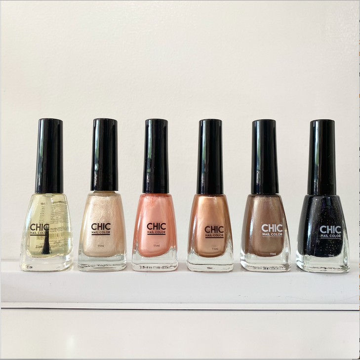 CHIC Nail Polish 11mL Colorless/Glitters Shopee Philippines