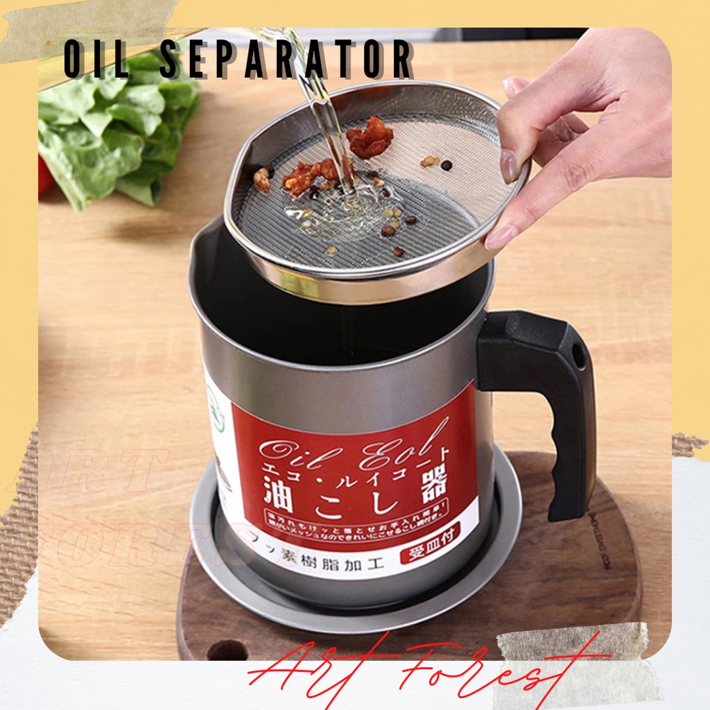 Kitchen Tools Stainless Steel Oil Storage Tank, Oil Filter Pot, Large Capacity Filter Separator