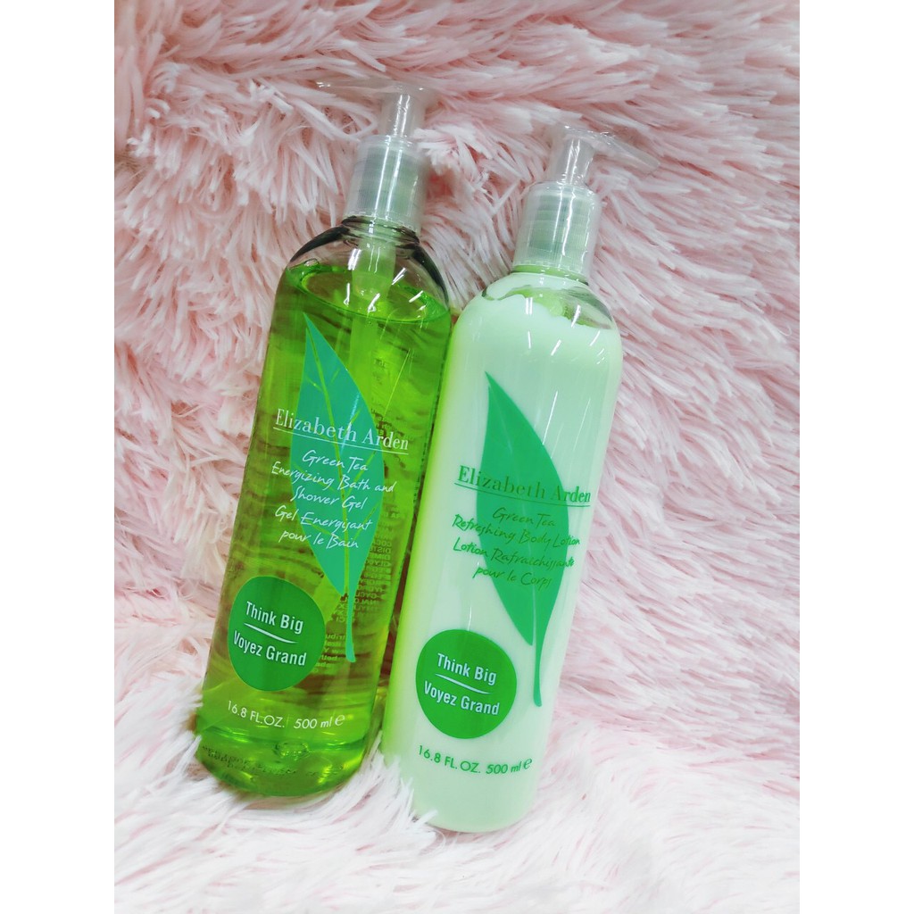 Elizabeth Arden Green Tea Energizing Body Lotion and Bath & Shower Gel