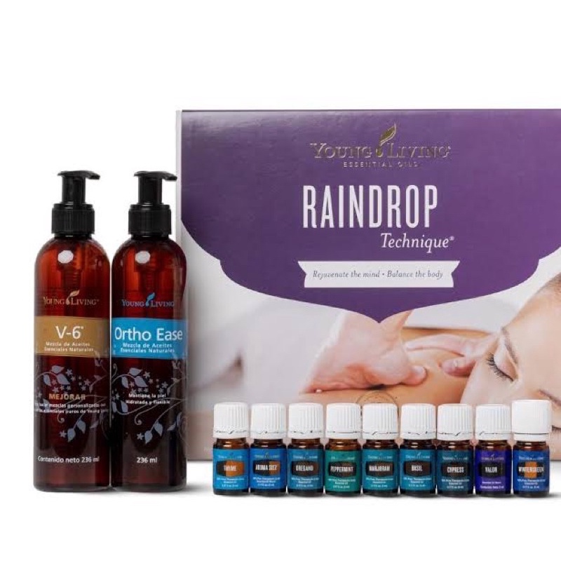 Young Living Raindrop Technique Collection Kit Shopee Philippines