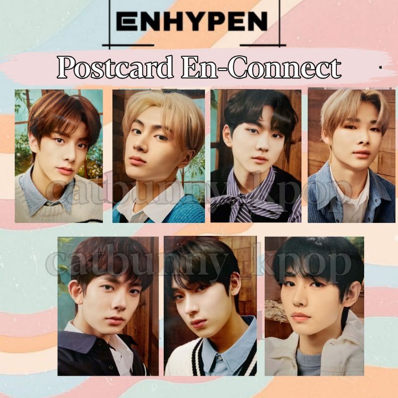 Unofficial En-connect Enhypen Postcard | Shopee Philippines