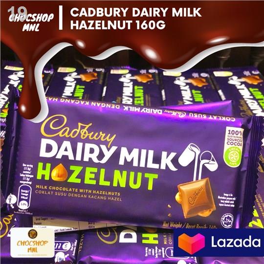 Cadbury Dairy Milk Hazelnut Imported Chocolate 160G Shopee Philippines