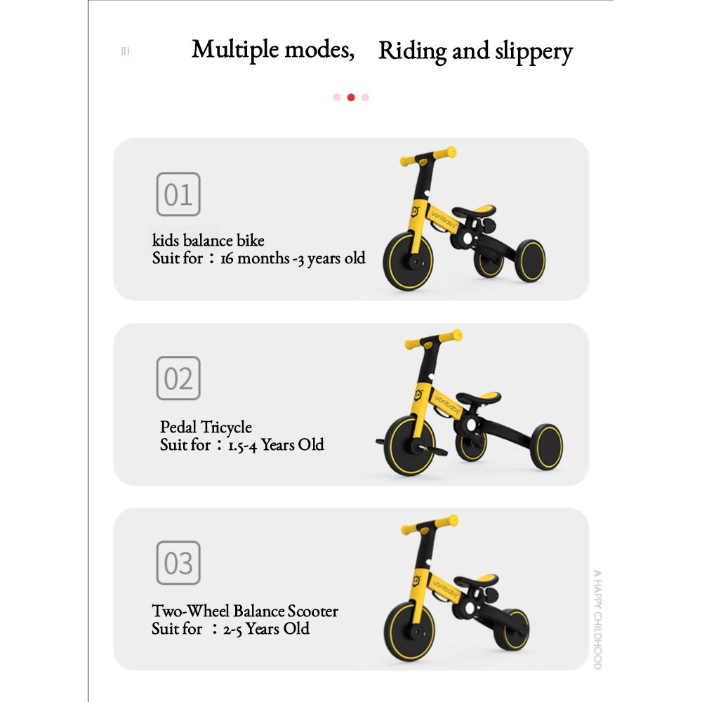 5 in 1 toddler bike