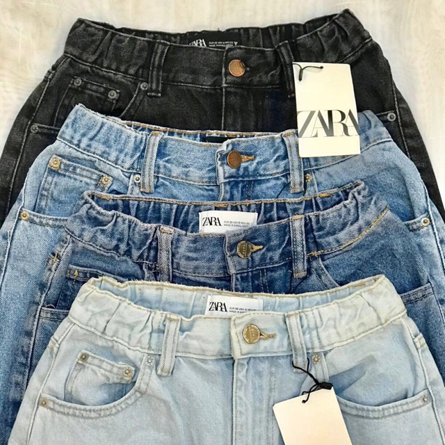garterized denim pants