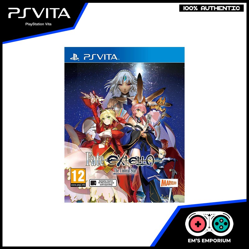 Ps Vita Games Fate Extella Umbral Star Shopee Philippines