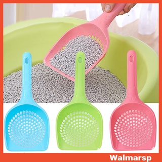 xxiaoTHAWxe Plastic Cat Litter Scoop Pet Care Sand Waste Scooper Shovel Hollow Cleaning Tool Random Color Small Hole#