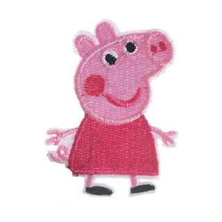 Patches for Clothes Embroidered Peppa Pig Peppa Pig Cloth Sticker Children Cartoon Embroidery Patch Size Patch Clothes P #2