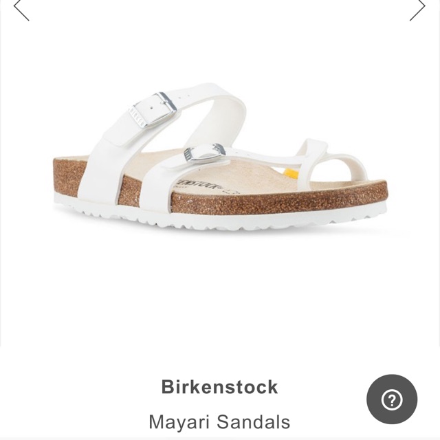 white birkenstocks size 39