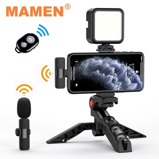Vlog Kit Photography Lighting Smartphone Video Making Kit Microphone LED Selfie Tripod Recording